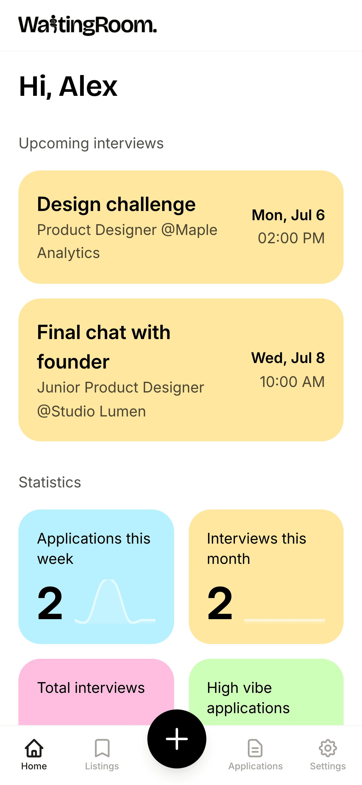 WaitingRoom mobile product walkthrough